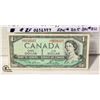 Image 1 : 1954 BANK OF CANADA $1 NOTE.
