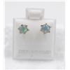 Image 1 : #159-NATURAL FIRE OPAL EARRINGS