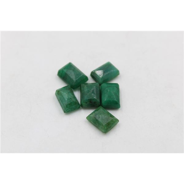 #207-NATURAL GREEN EMERLAD GEMSTONES 39.50 CT