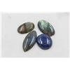 Image 1 : #215-NATURAL LABRADORITE & LAPIZ GEMSTONES