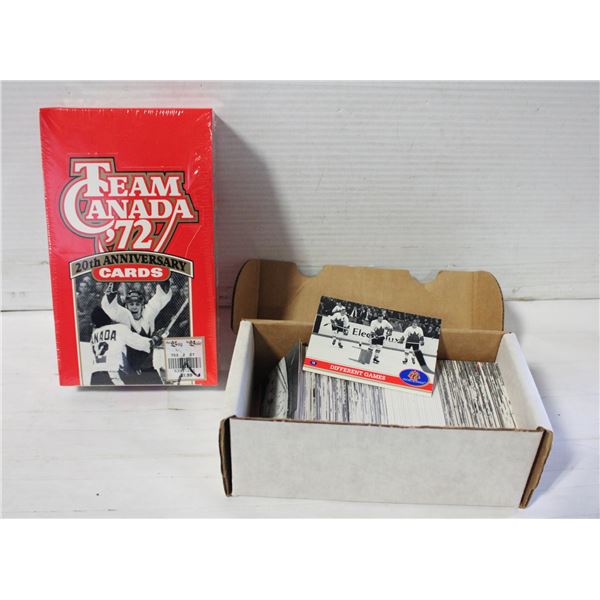TEAM CANADA HOCKEY CARDS 1972 AND 1976