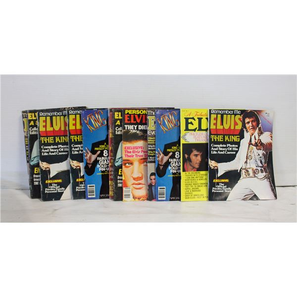 12 ELVIS MAGAZINES