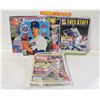 Image 1 : LOT OF 5 VINTAGE TOPPS MAGAZINES W/CARDS &