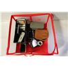 Image 1 : CAMERA LENS FILTERS + LIGHT METER & VINTAGE FLASH