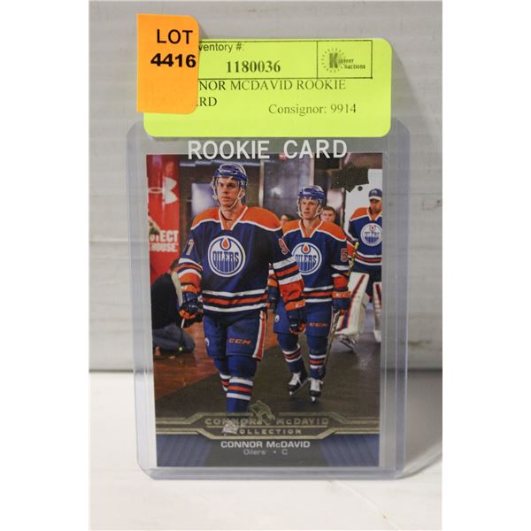 2015 CONNOR MCDAVID ROOKIE YEAR CARD