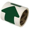 Image 1 : NEW INCOM VA400G GREEN 4" ARROW 100 PER ROLL