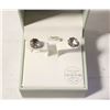 Image 1 : ESTATE SOLITAIRE EARRINGS IN BOX-ESTATE