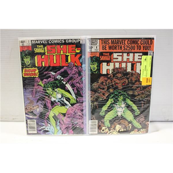SHE HULK #7 & 8