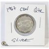 Image 1 : 1967 CANADIAN SILVER "COUGAR" QUARTER