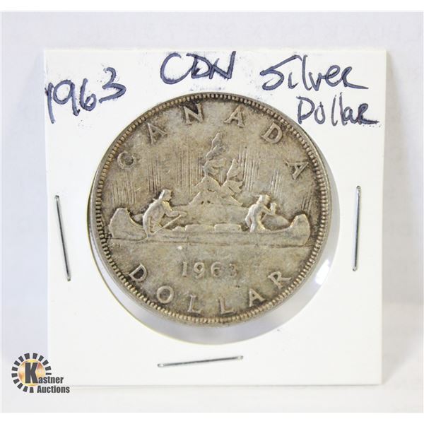 1963 CANADIAN SILVER DOLLAR