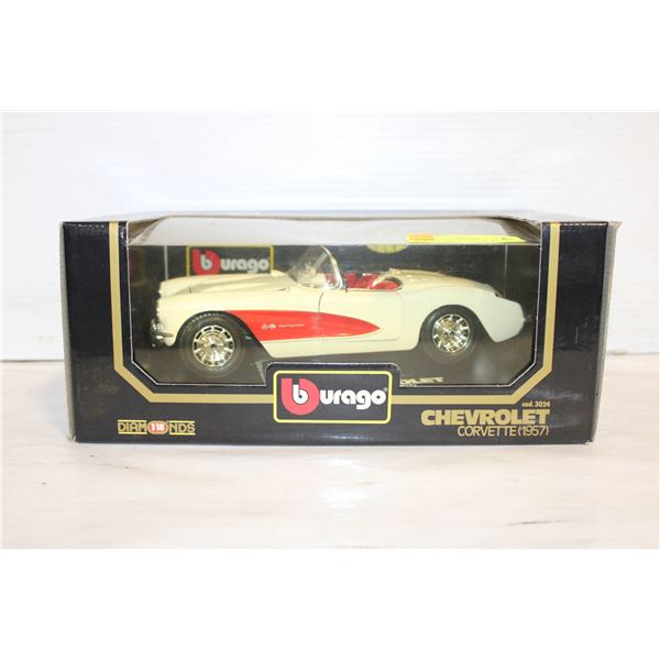 BURAGO 1/18 SCALE CHEVROLET CORVETTE
