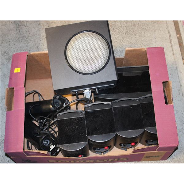 ENERGY-5 SPEAKER SURROUND SOUND + LOGITECH
