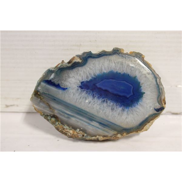 VINTAGE LARGE POLISHED AGATE SLICE