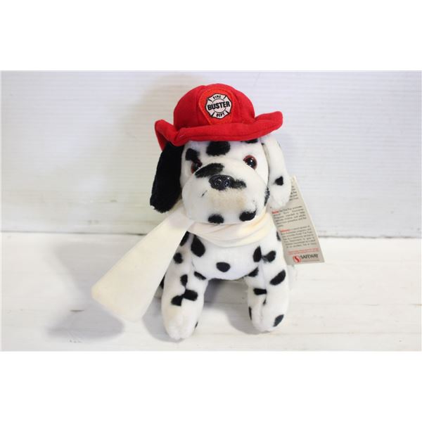 NEW SAFEWAY BUSTER DALMATION FIRE PUP STUFFIE