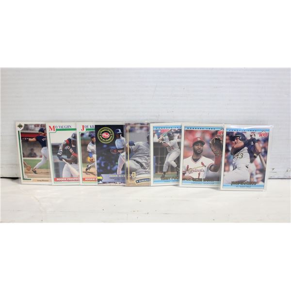 BASEBALL GREATS & ROOKIE PROSPECTS MLB CARDS