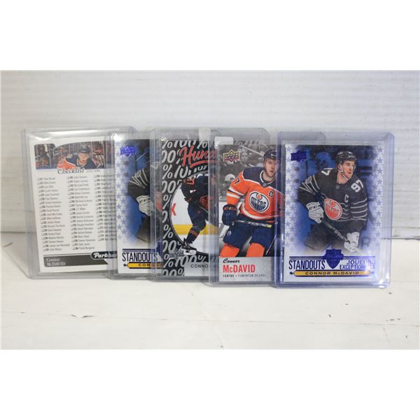 CONNOR MCDAVID HOCKEY CARDS EDMONTON OILERS