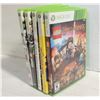 Image 1 : 5 XBOX GAMES NHL DJ HERO FIFA SIMPSONS