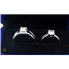 Image 2 : #1085-HIS AND HERS MATCHING WEDDING SET WITH GRA