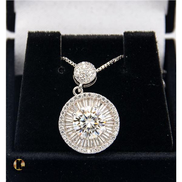 #1077-2.00 CT ROUND BRILLIANT CUT MOISSANITE STONE