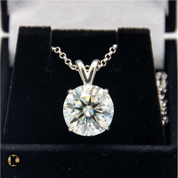 #1078-HAND SET 6.00 CT ROUND BRILLIANT CUT