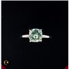 Image 1 : #1067-CUSTOM HAND SET CUSHION CUT MOISSANITE