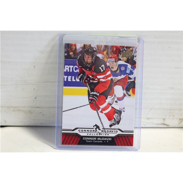 CONNOR MCDAVID ROOKIE CARD