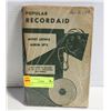 Image 1 : 1959 POPULAR RECORDAID ARTIST LISTING