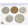 Image 1 : WORLD COINS - 1980 NEW ZEALAND HALF DOLLAR -1988