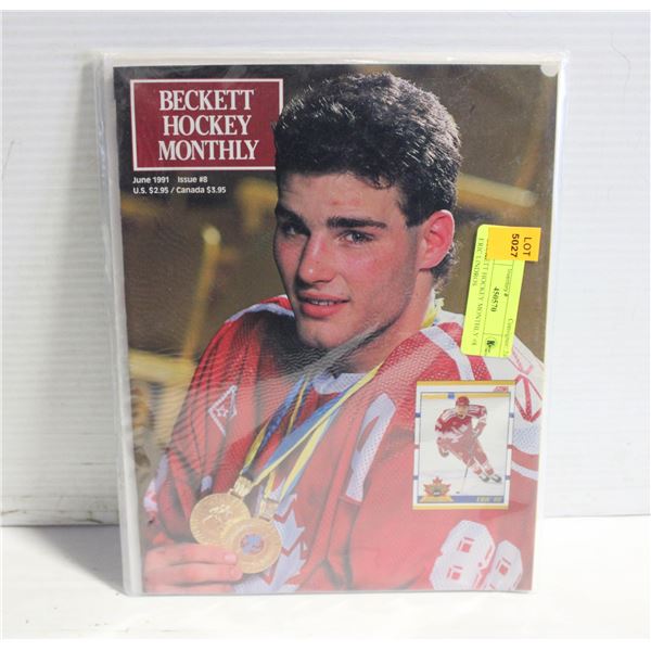 BECKETT HOCKEY MONTHLY #8 ERIC LINDROS