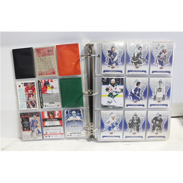 HOCKEY CARDS BINDER