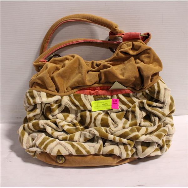 VELVET PEPPERHAND BAG 16?X14?