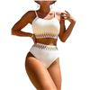 Image 1 : NEW HUXRAKV WOMENS PADDED BIKINI SET SZ XL