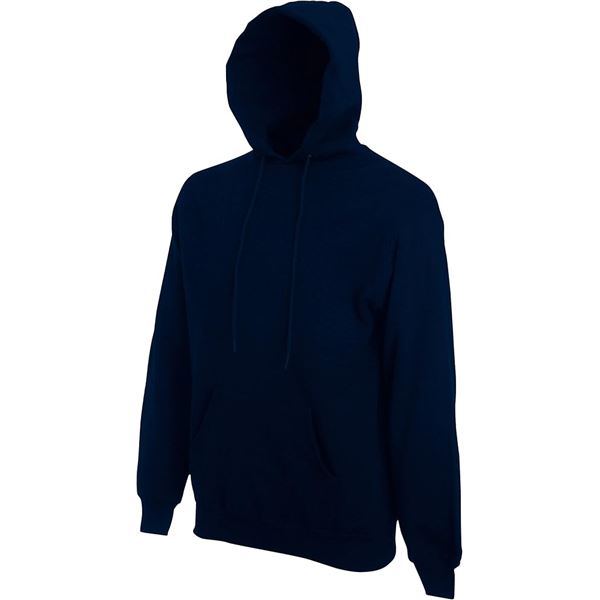 NWE FRUIT OF THE LOOM SOFT NAVY HOODED PULLOVER