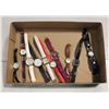 Image 1 : 10 LADIES WATCHES WITH LEATHER STRAPS