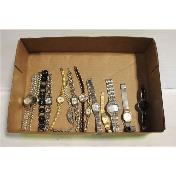 14 LADIES METAL STRAP WATCHES