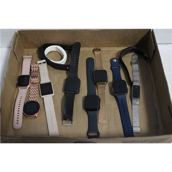 FLAT OF SMART WATCHES AND FITBITS