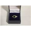 Image 1 : 925 STAMPED SILVER RING WITH GEMSTONES