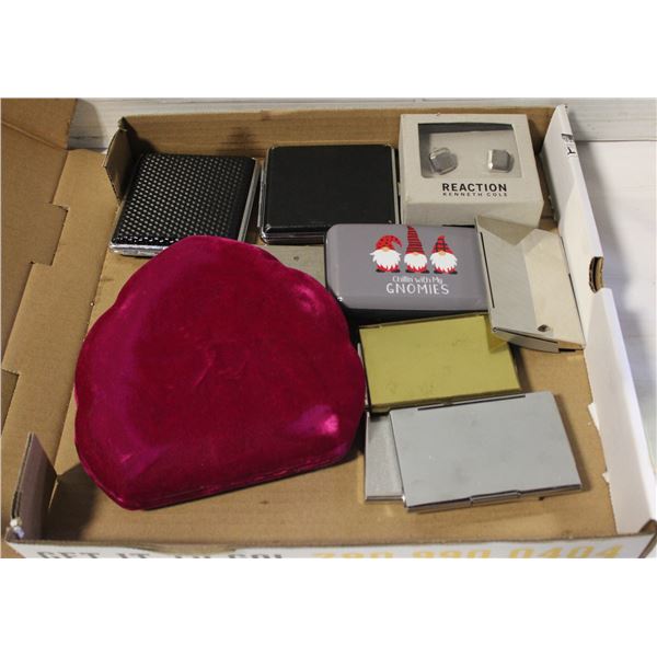 COLLECTOR PINS AND CIGARETTE CASES