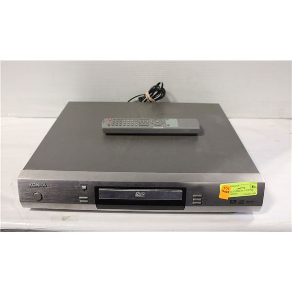 VINTAGE KONKA DVD PLAYER WITH REMOTE