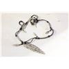 Image 1 : SILVER TONE FEATHER THEME NECKLACE
