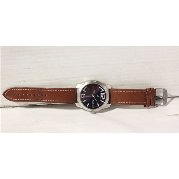 MENS FASTRACK WATCH LEATHER BAND
