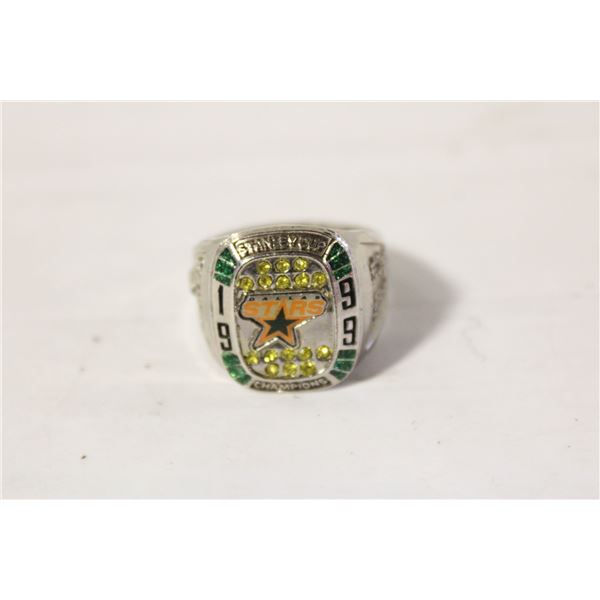 REPLICA 1999 NHL CHAMPIONSHIP RING DALLAS