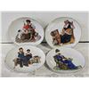 Image 1 : LOT 4PCS NORMAN ROCKWELL COLLECTABLES