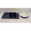Image 1 : SERVE SET NAVY BLUE 4 PC
