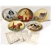 Image 1 : 5 DOG WALL COLLECTOR PLATES