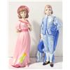 Image 1 : PINKIE AND BLUE BOY CERAMIC ORNAMENTS