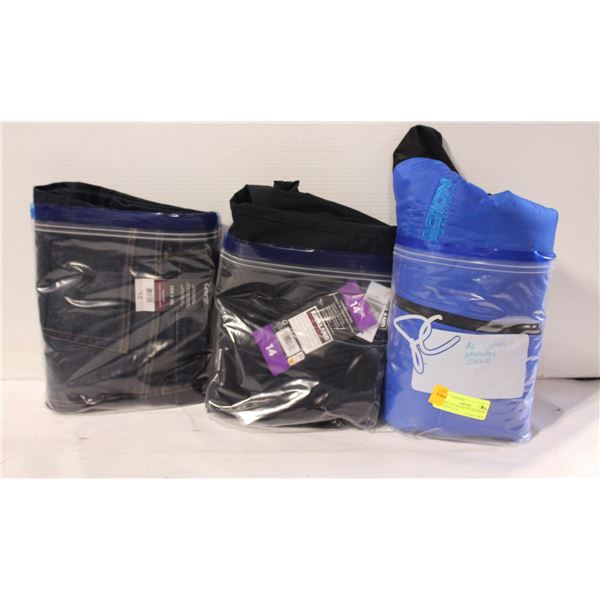 KIRKLAND BLACK NYLON PANTS, WOMEN'S 14 &