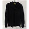 Image 1 : LADIES BLACK FLEECE SWEATER SIZE LARGE