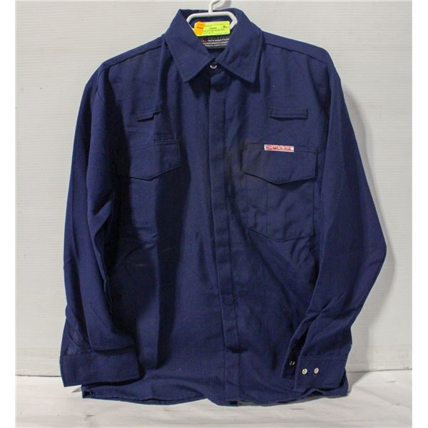 NOMEX IIIA FLAME RESISTANT SHIRT NAVY BLUE