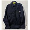 Image 1 : NOMEX IIIA FLAME RESISTANT SHIRT BLACK BUTTON DOWN